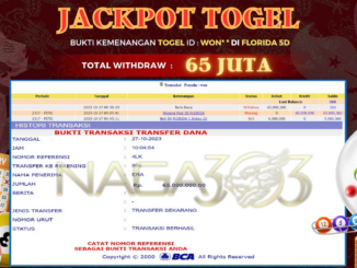 bukti jp naga303 #628