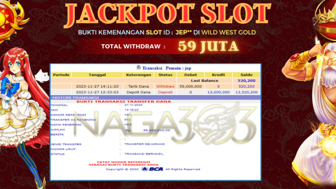 bukti jp naga303 #698