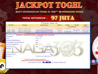 bukti jp naga303 #685